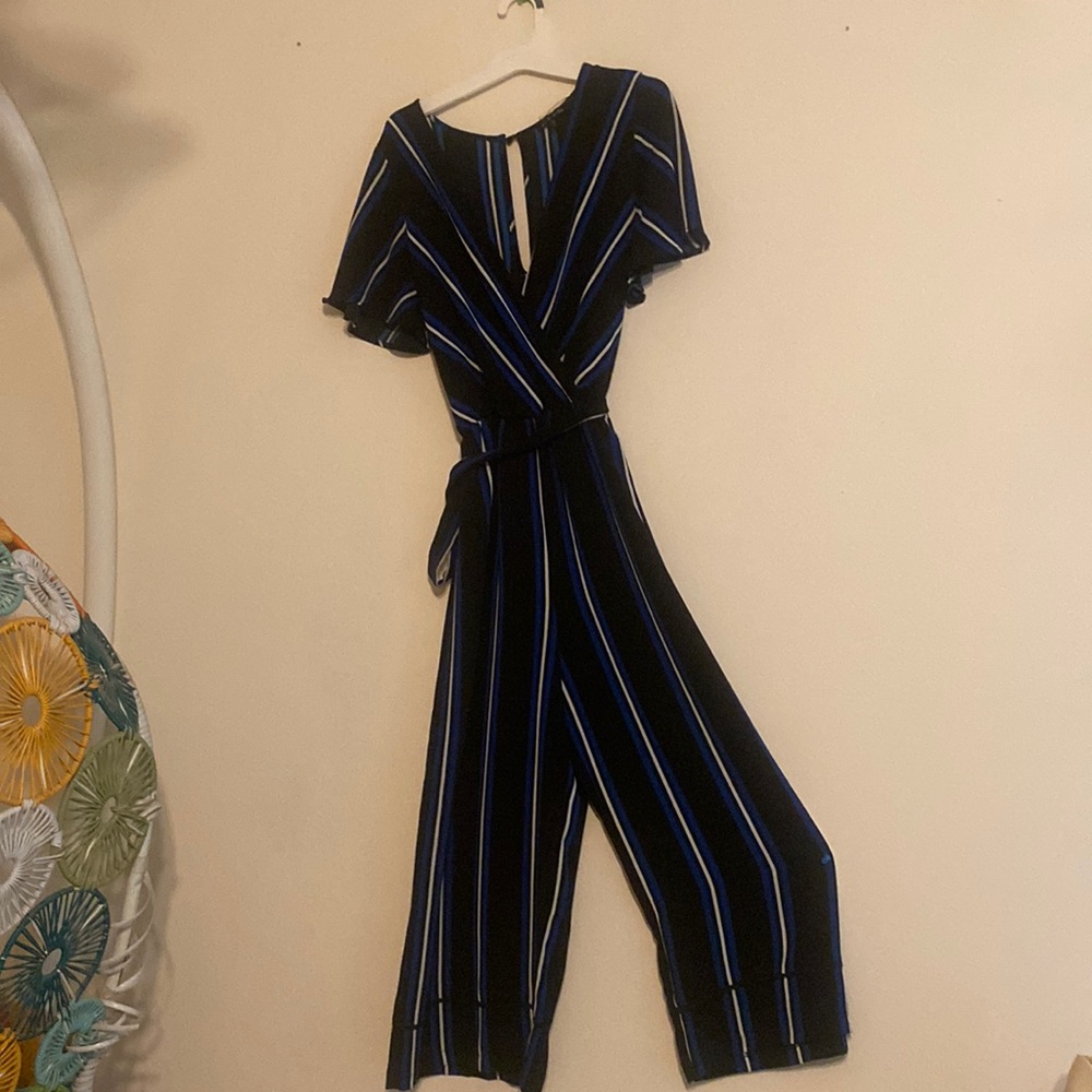 Striped jumpsuit